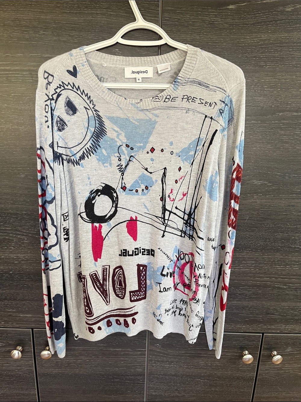 Desigual Graffiti Sweater XL
